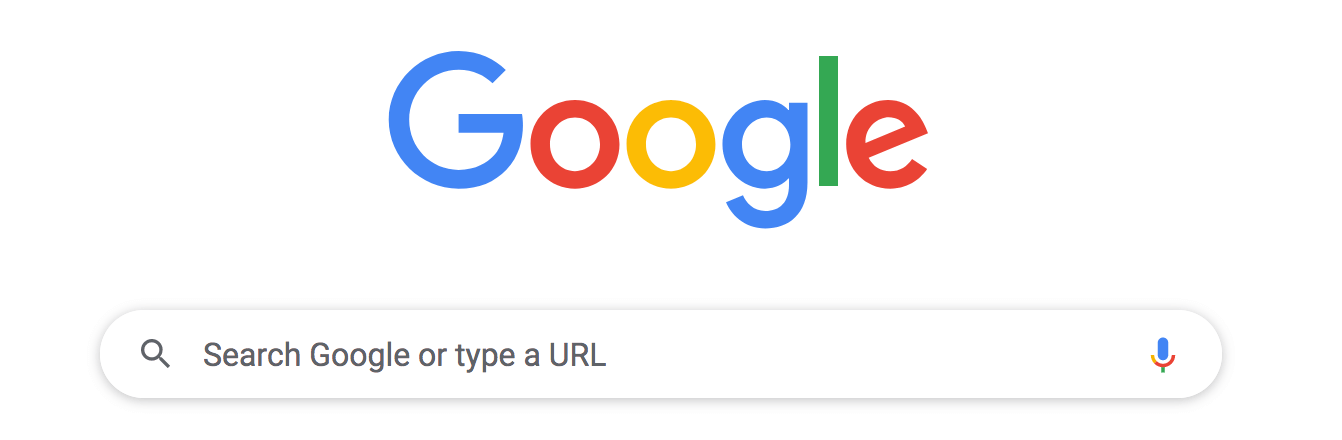 google search web page
