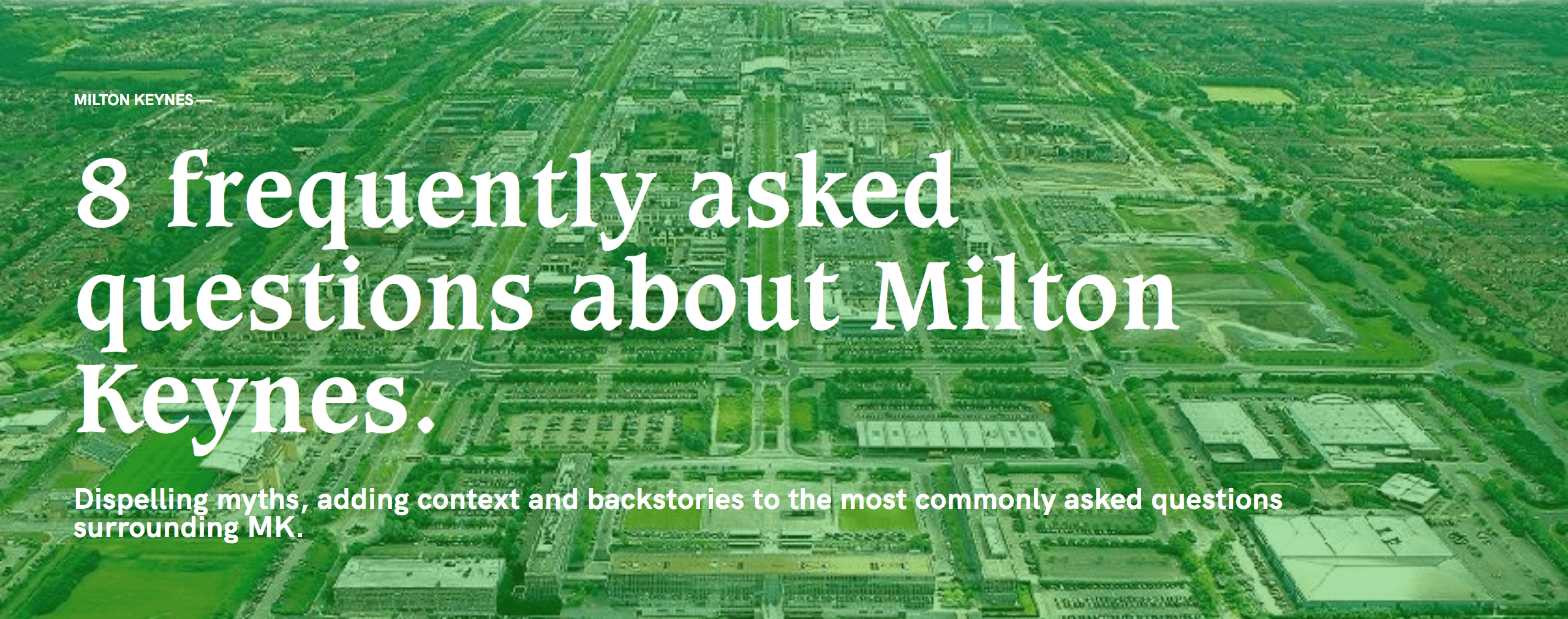 milton keynes frequently asked questions cover image